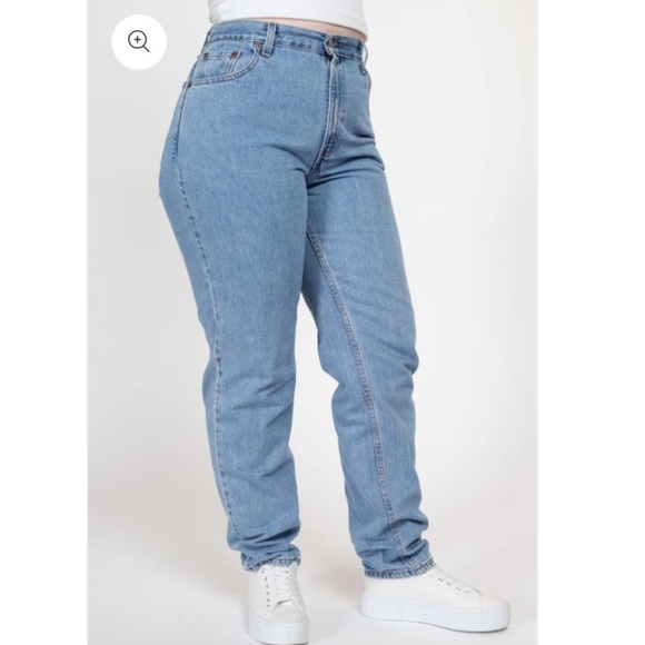 VINTAGE WOMENS LEVI’S 550 RELAXED FIT TAPERED LEG CLASSIC 100% COTTON HI RISE 16 - Picture 5 of 16